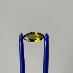 1.46 Carat Yellowish Green Tourmaline Marquise Cut