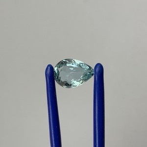 1.47 Carat Aquamarine Faceted Pear Cut