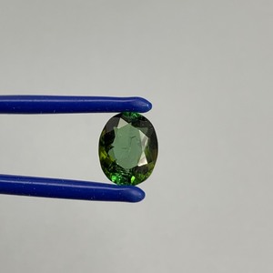 2.96 Carat Yellow Green Tourmaline Faceted Oval Cut
