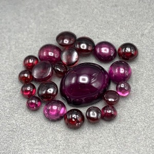 14 Carat Garnet Assorted Irregular Cabochon Lot