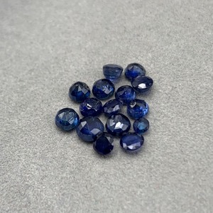 2.65 Carat Blue Sapphires Round Brilliant Cut - Assorted Sizes Lot of Loose Stones