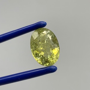 5.23 Carat Peridot Faceted Oval Cut