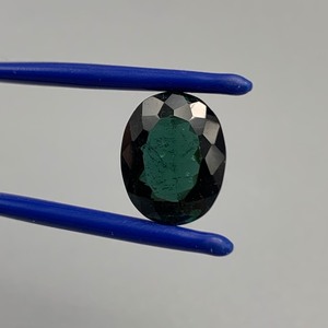 Indicolite Blue Tourmaline Faceted Oval Cut