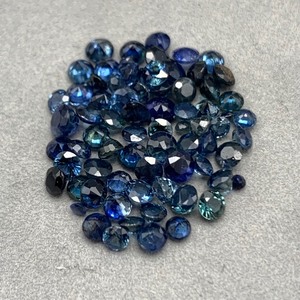 11.09 Carat Blue Sapphire Faceted Cut Assorted Lot of Loose Stones