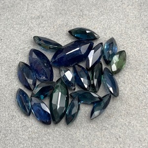 Approx. 6.80 Carat Blue Sapphire Faceted Marquise Cut Assorted Lot of Loose Stones