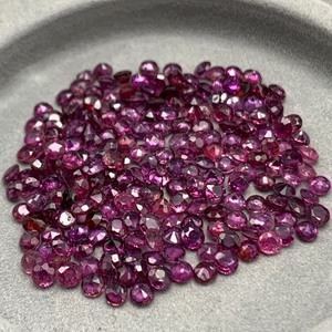 33 Carat Ruby Round Brilliant Cut Large Lot of Loose Stones