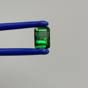 2.27 Carat Green Tourmaline Emerald Cut