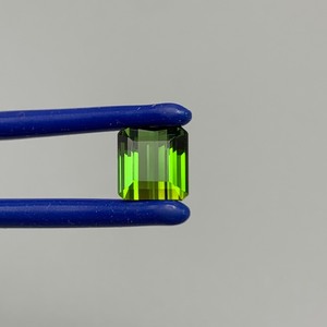 1.87 Carat Green Tourmaline Square Emerald Cut