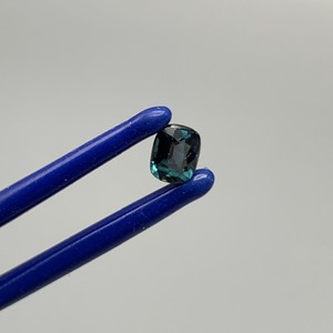 5.20 Carat Teal Blue Tourmaline Cushion Rectangular Cut