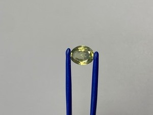 5 Carat Green Tourmaline Faceted Oval Cut