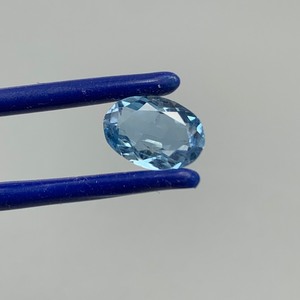 1.75 Carat Aquamarine Faceted Oval Cut