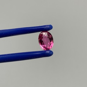 0.68 Carat Pink Tourmaline Faceted Oval Cut