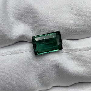 3.40 Carat Green Tourmaline Emerald Cut