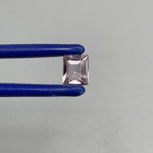 0.78 Carat Pink Sapphire Square Emerald Cut