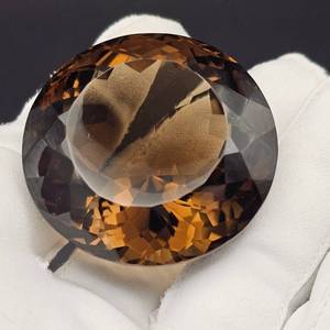 407.93 Carat Smoky Quartz Round Brilliant Cut