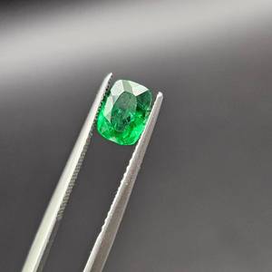 RARE 1.50 Carat Tsavorite Modified Rectangular Cushion Cut