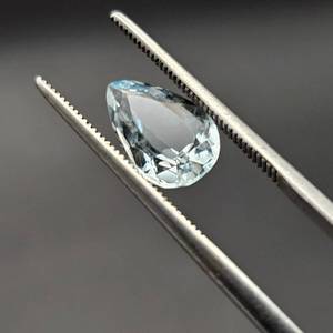 Aquamarine Faceted Pear Shape