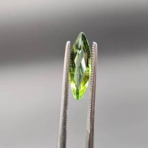 1.18 Carat Green Tourmaline Elongated Marquise Cut