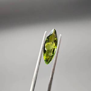 1.90 Carat Green Tourmaline Elongated Marquise Cut