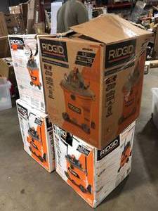 Lot of Assorted WetDry Shop Vacs Various Models  Sizes and Conditions Customer Returns See Pictures