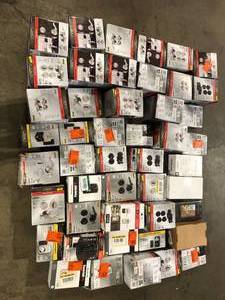 Lot of Assorted Digital Door Locks and Door Knobs Various Models and Conditions   Customer Returns See Pictures