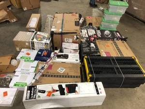 Huge Lot of Assorted Hardware Tools and Misc. Items Various Models and Conditions Customer Returns See Pictures