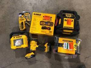 Lot of Assorted Dewalt Power Tools Various Models and Conditions  Customer Returns See Pictures