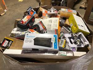 Gaylord of Assorted Hand Tools and Hardware Various Models and Conditions Customer Returns See Pictures