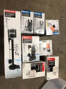Pallet of Assorted Mixed Plumbing Various Models and Conditions Customer Returns See Pictures