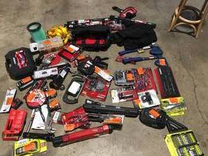 Lot of Assorted Hand Tools and Hardware Various Models and Conditions   Customer Returns See Pictures