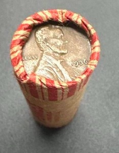 Roll of Unsearched Wheat Pennies
