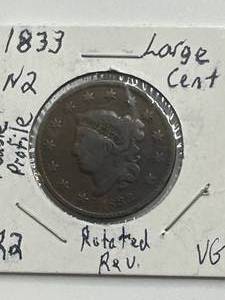 1833 Large Cent Penny
