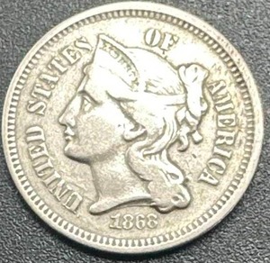 1868 Three Cent Piece