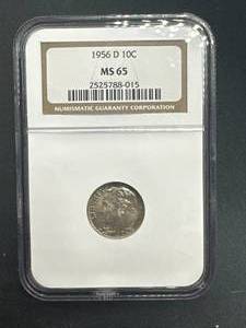 1956-D MS65 Dime