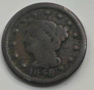 1848 Large Cent Penny