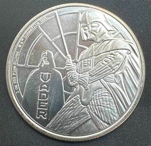Darth Vader 1oz .999 Silver Round