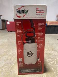 lot 18 image: Roundup 2-Gallon Multi-Use Sprayer with Protective Spray Shield