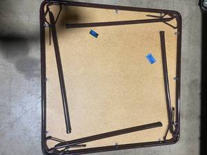 lot 22 image: Foldable Brown Table
