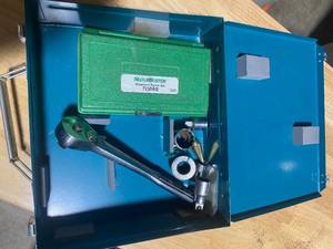 lot 23 image: Makita Storage Case with Greenlee Slug-Buster Knockout Punch Set
