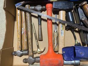 lot 36 image: Assorted Hand Tools and Hardware Lot