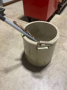 lot 90 image: Vintage Red Wing Stoneware Crock - 8 Gallon Capacity