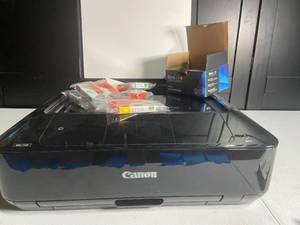 lot 101 image: Canon PIXMA MG7720 Wireless All-in-One Printer with Ink Cartridges Bundle