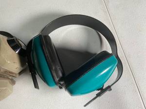 lot 110 image: Vintage Hearing Protection Earmuffs - Two Pairs
