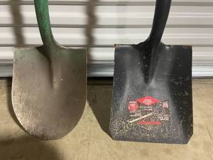 lot 144 image: Set of 2 Shovels - Round Point and Square Point