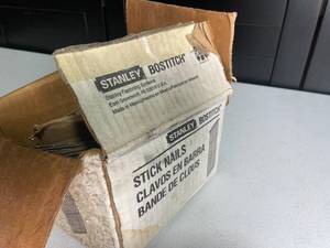 lot 216 image: Stanley Bostitch Stick Nails Assortment