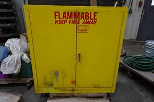 lot 152 image: Se-Cur-All Safety Storage Cabinet for Flammable Liquids - 40 Gallon