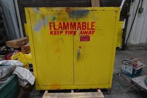 lot 153 image: Eagle Safety Storage Cabinet for Flammable Liquids - 30 Gallon