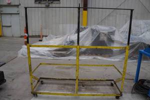 lot 5 image: Rolling Material Rack