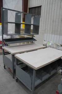 lot 23 image: Large Industrial Rolling Workstation