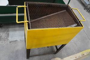 lot 72 image: Steel Cabinet with Grate